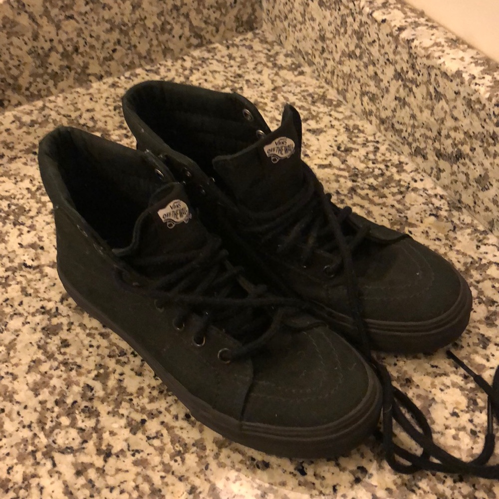 Vans high tops slightly worn